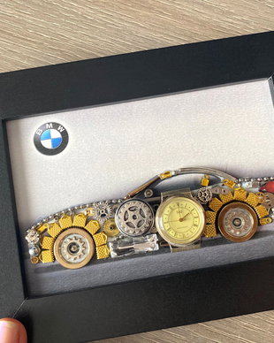 Masina model BMW Cod M 710・Cadouri masini・Colaj auto de colecție・Decoratiune birou