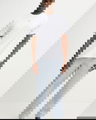 Karl Lagerfeld pijama culoarea alb, cu imprimeu, B1M45002