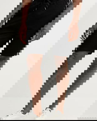 BOSS pantaloni scurți Tracksuit Short culoarea negru, 50554801