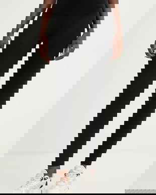 MICHAEL Michael Kors colanți culoarea negru, uni, MR631X5KND