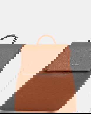 Valentino Bags rucsac FALL RE culoarea maro, mic, uni, VBS9EG20