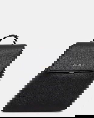 Valentino Bags rucsac FALL RE culoarea negru, mic, uni, VBS9EG20