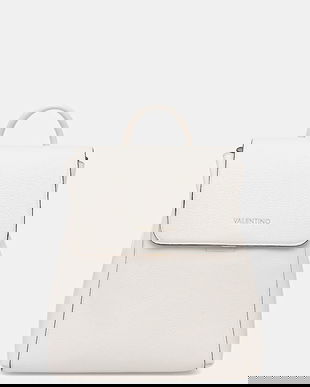 Valentino Bags rucsac FALL RE culoarea alb, mic, uni, VBS9EG20