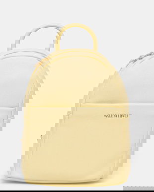 Valentino Bags rucsac DORIS RE culoarea galben, mic, uni, VBS9ON20