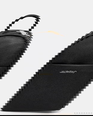 Valentino Bags rucsac DORIS RE culoarea negru, mic, uni, VBS9ON20