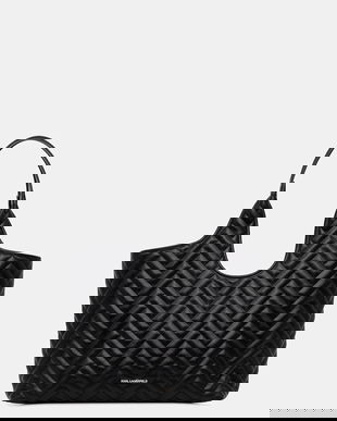 Karl Lagerfeld poșetă K/BRICK culoarea negru, B1W30038