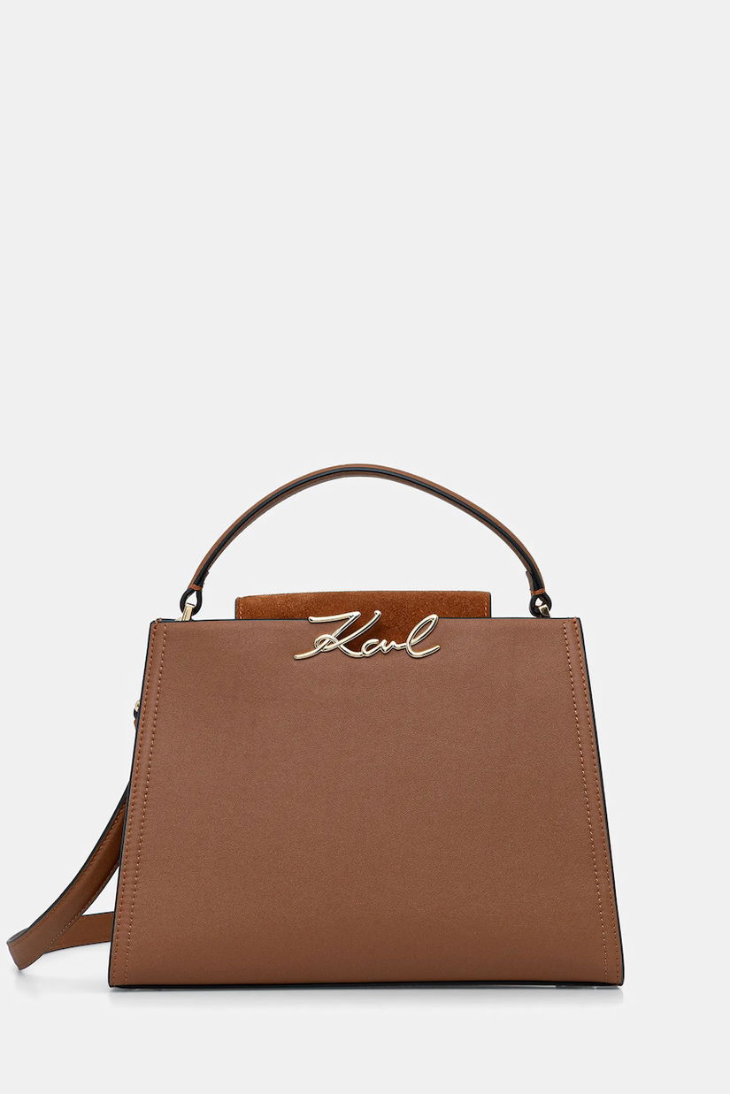 Karl Lagerfeld poșetă de piele K/SIGNATURE