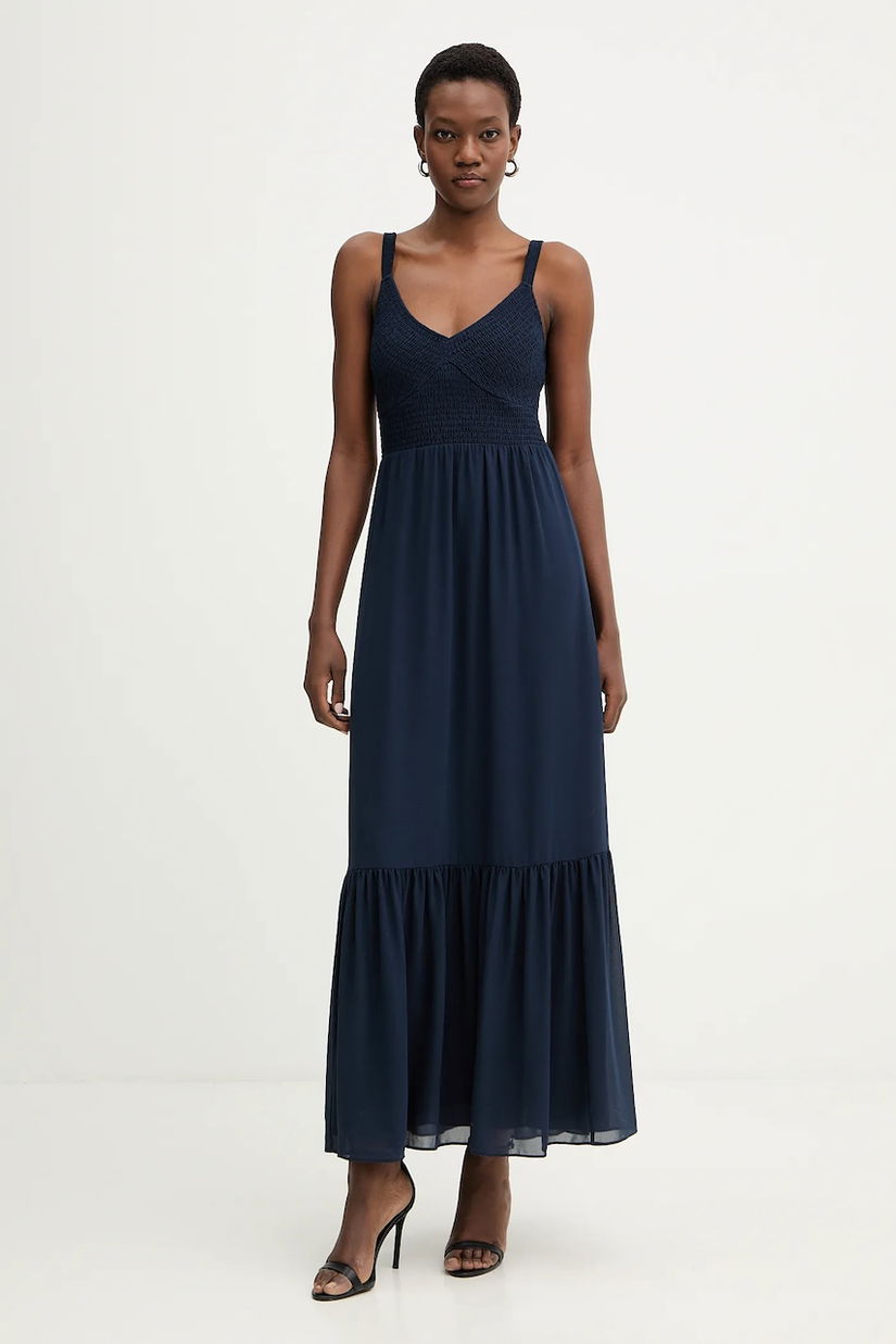 MICHAEL Michael Kors rochie culoarea bleumarin, maxi, evazați, MR683C57R3