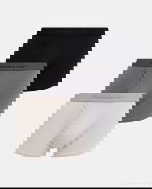 Abercrombie & Fitch boxeri 3-pack culoarea gri, KI114-4032-130