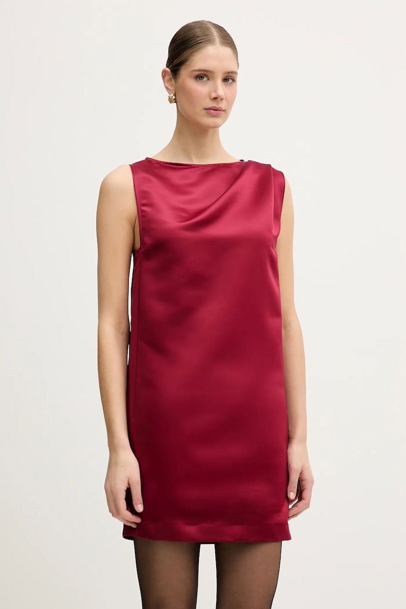 IBlues rochie CALERNO culoarea rosu, mini, drept, 2527226015200