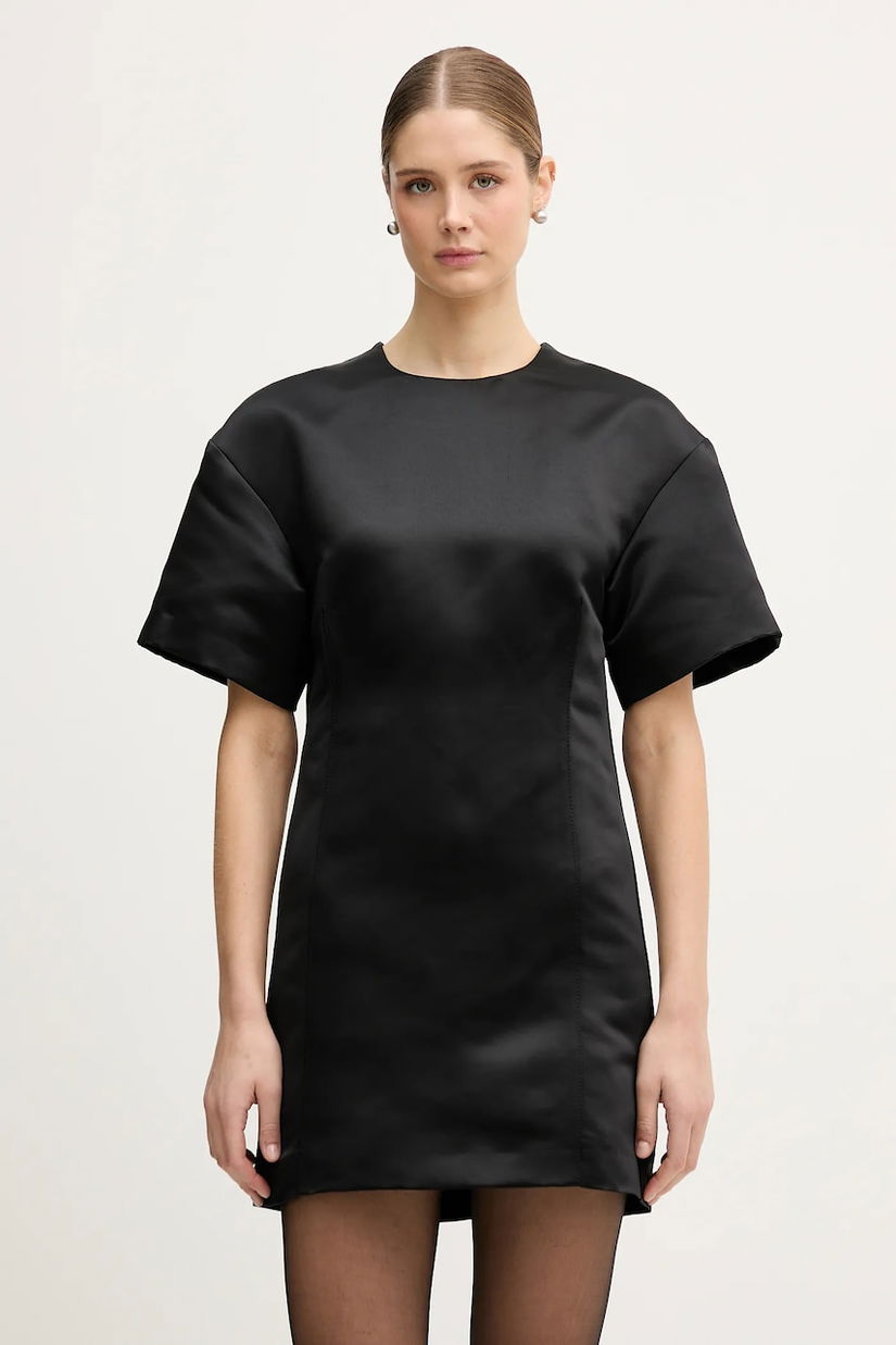 IBlues rochie DOGMA culoarea negru, mini, mulata, 2527226025200