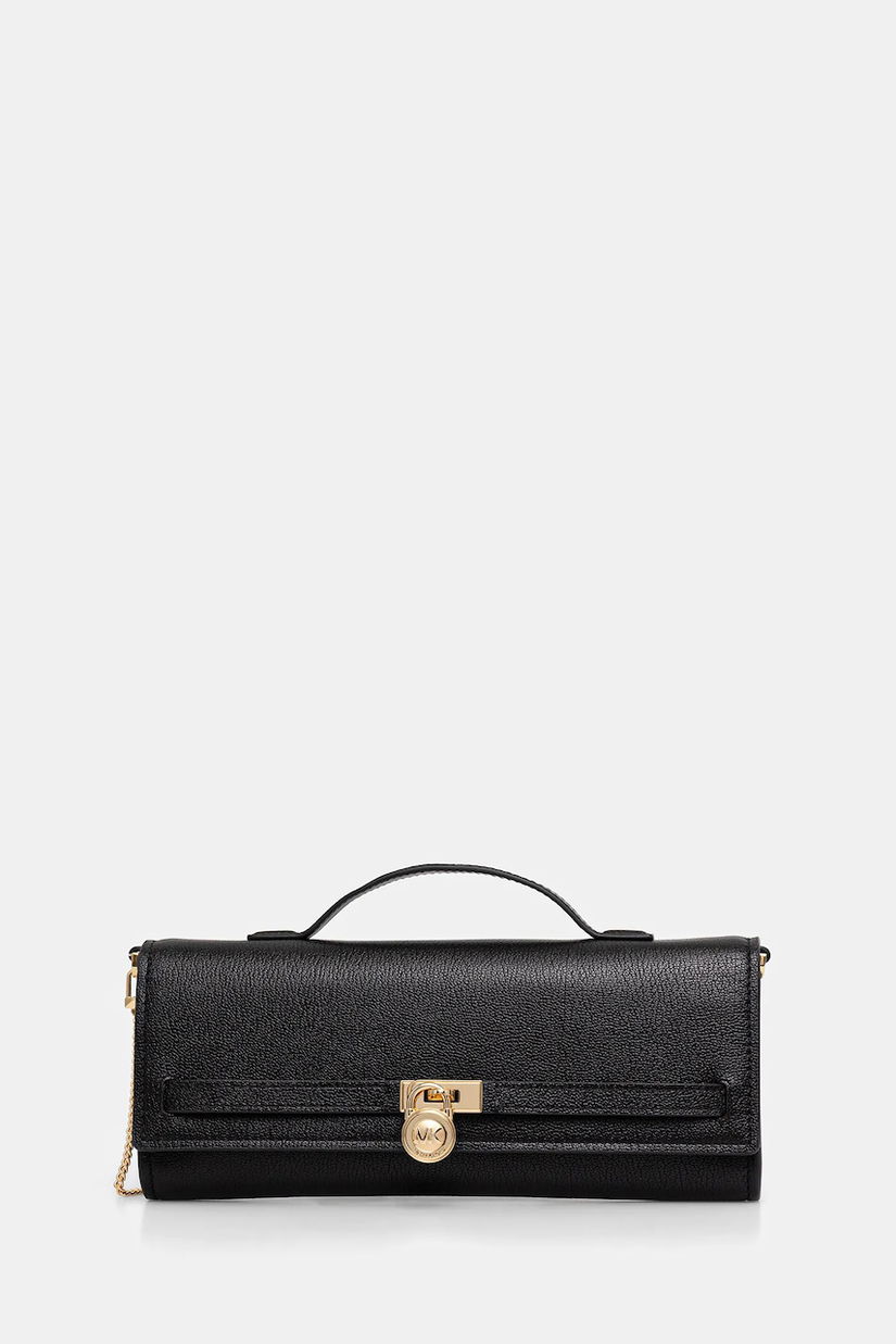 MICHAEL Michael Kors geantă piele culoarea negru, 30F5GHMC8L