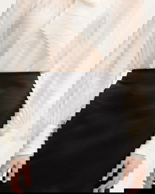 IBlues fustă NEGOCE culoarea negru, mini, evazati, 2527106015200