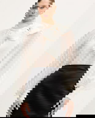 IBlues bluză EDRO culoarea bej, uni, 2527116015200