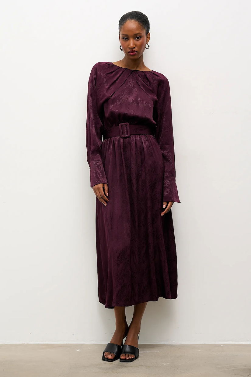 Answear.LAB rochie culoarea bordo