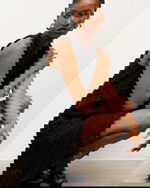 Answear.LAB rochie culoarea negru, mini, drept