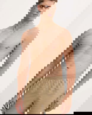 Nike pantaloni scurți de baie culoarea galben, NESSF560