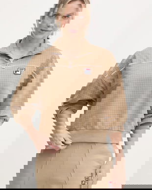 Fila bluza Liebau femei, culoarea verde, modelator, FAW0879