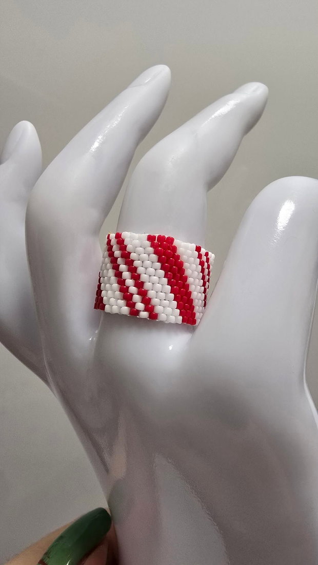 Inel Candy Cane Sweetness