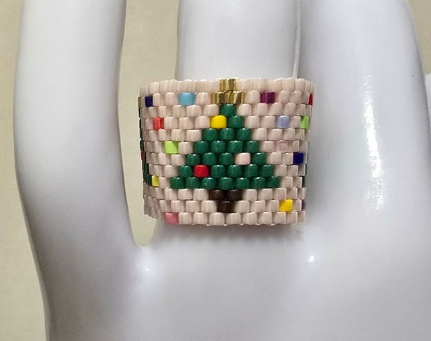 Inel Festive Evergreen