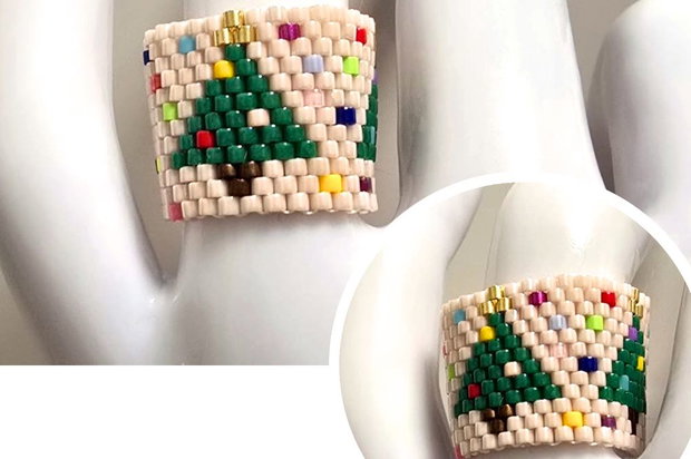 Inel Festive Evergreen
