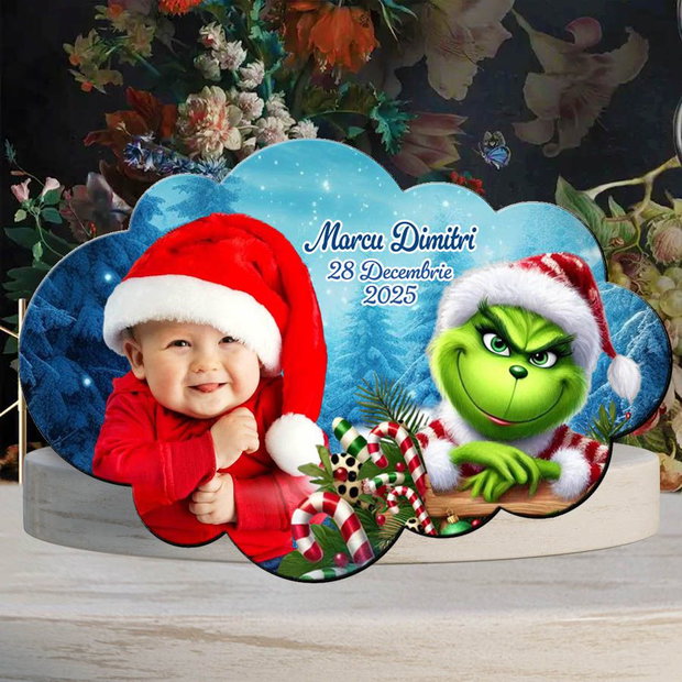 Magneti marturii botez baiat model Grinch