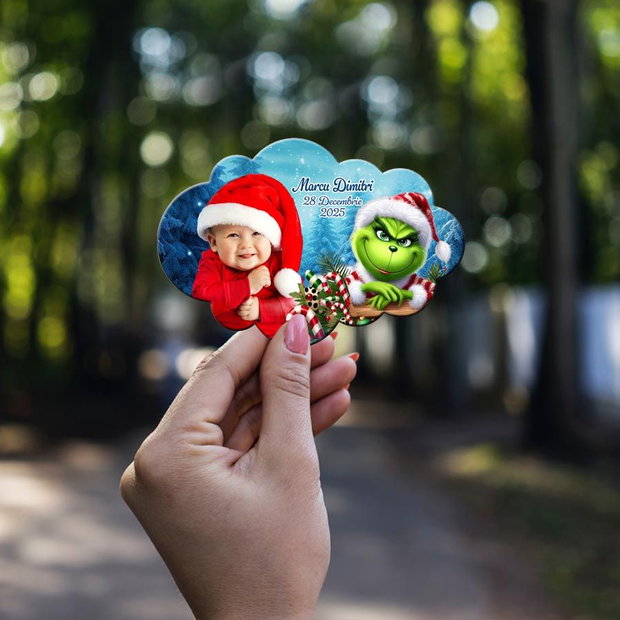 Magneti marturii botez baiat model Grinch