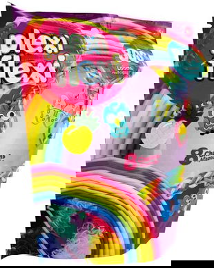 Set Plexi Flexi. 800 elastice din cauciuc si 8 accesorii. Mov