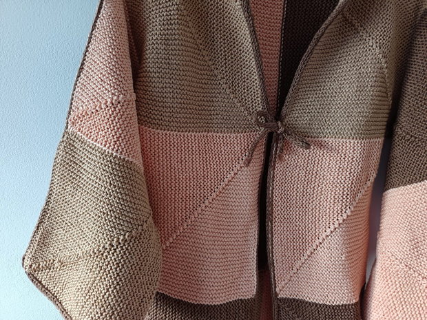 Pulover-Cardigan Luxury din Bumbac Natural XS-S