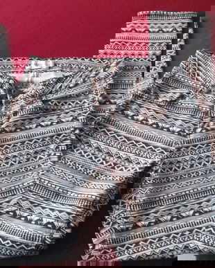 pantaloni slim cu model 36