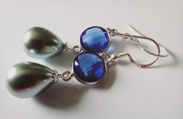 Safir - Perle gri - Ag925