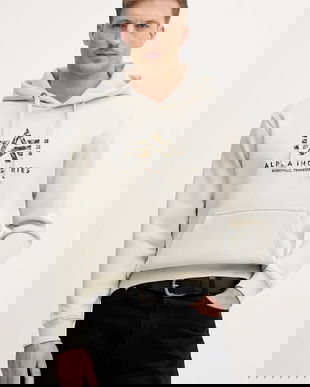 Alpha Industries bluză Basic Hoodie BL Effect Print