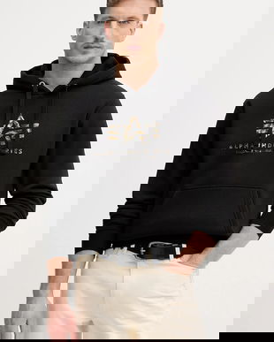 Alpha Industries bluză Basic Hoodie BL Effect Print