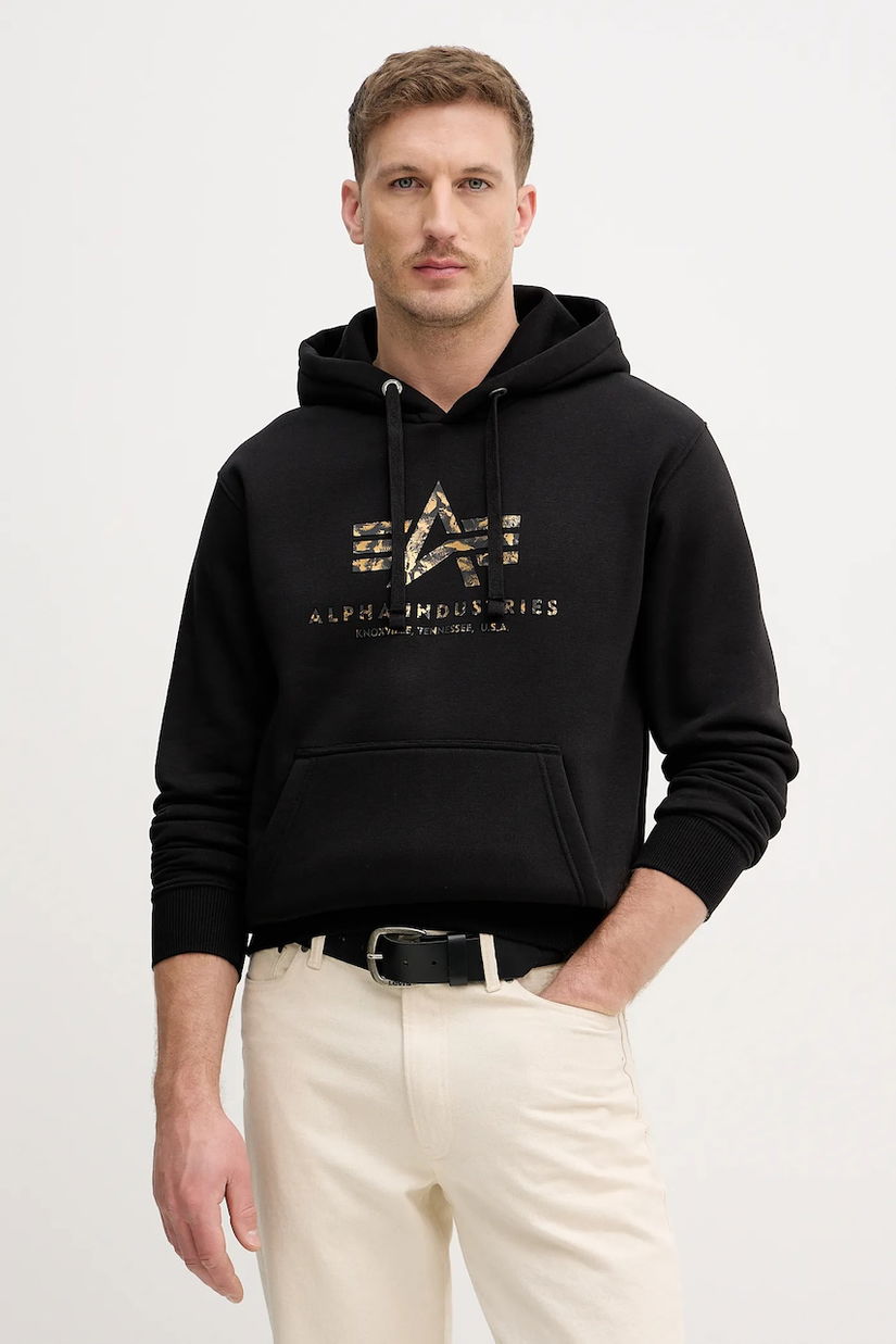 Alpha Industries bluză Basic Hoodie BL Effect Print