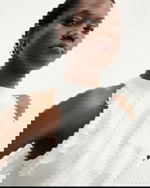 Answear.LAB bluza culoarea alb, neted