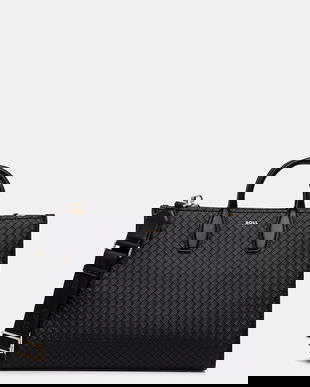 BOSS poșetă Sandy Tote SQ culoarea negru, 50557997