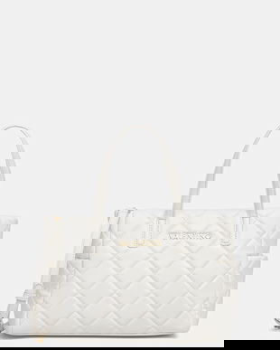 Valentino Bags poșetă OCARINA culoarea alb, VBS3KK36R