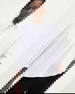 BOSS Orange cămașă din bumbac C Belenta culoarea alb, cu guler clasic, relaxed, 50553519