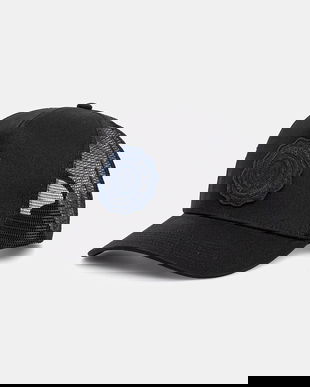 BOSS Orange șapcă de baseball din bumbac Elliot-Varsity culoarea negru, 50555539