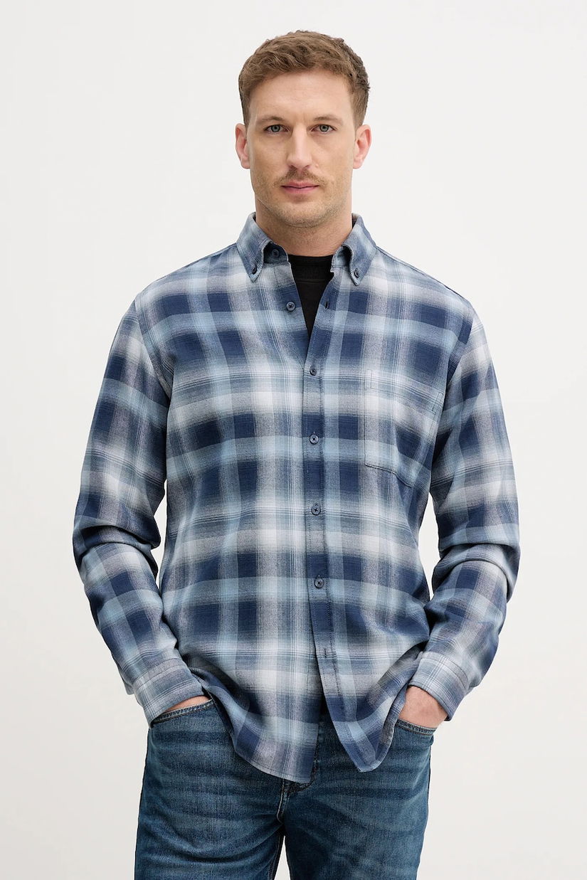 BOSS Orange cămașă din bumbac Rickert_M cu guler button-down, regular, 50552983