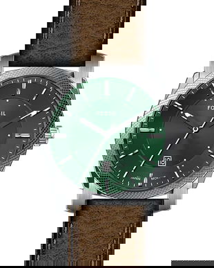 Fossil ceas barbati, culoarea argintiu, FS6085