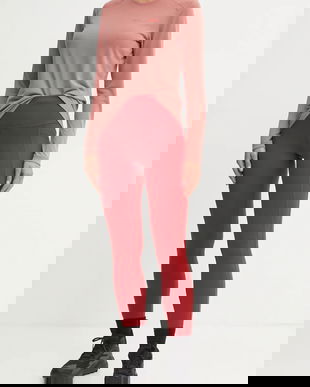 Smartwool leggins sport Active femei, culoarea bordo, uni, SW016934