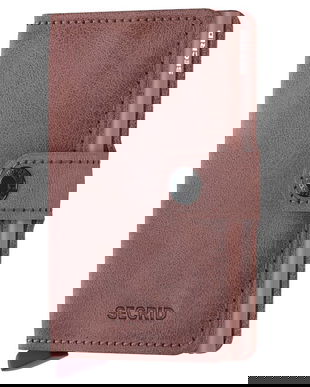 Secrid portofel de piele Vintage Mauve culoarea roz
