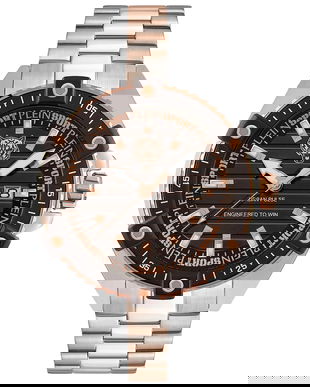 PLEIN SPORT ceas URBAN PULSE culoarea negru, PSFDA0924