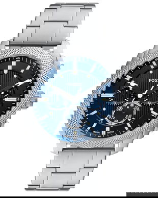 Fossil ceas MACHINE barbati, culoarea albastru marin, FS6096