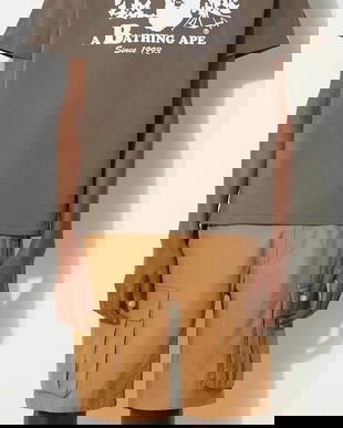 The North Face pantaloni scurti din bumbac M Anticline Cargo Short culoarea maro, NF0A55B61731