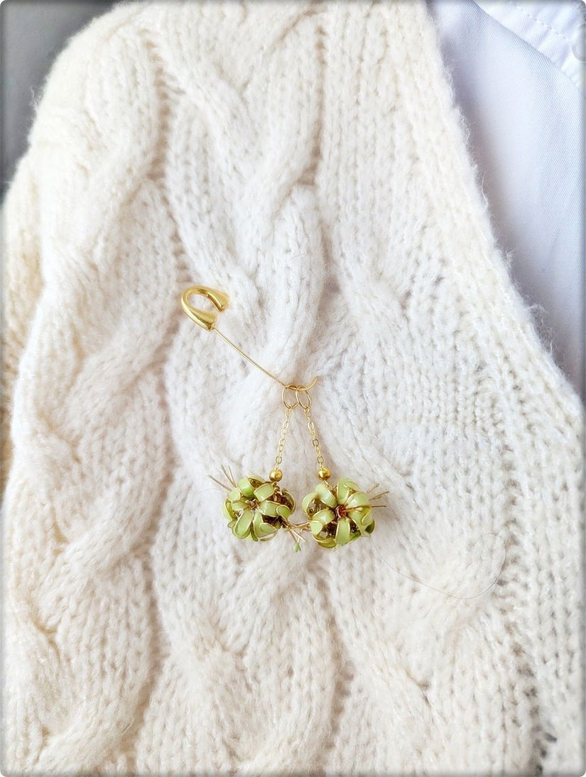 Cercei 3 in1, Handmade Farfalle Pasta Pop Bijuterii Unicat LIL.LU.BIJOUX