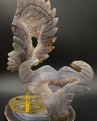 Set Cristale - Agat Natural - Decoratiune Pietre Semipretioase