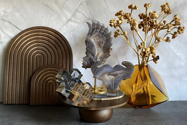 Set Cristale - Agat Natural - Decoratiune Pietre Semipretioase