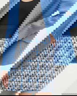 BOSS fusta din amestec de lana